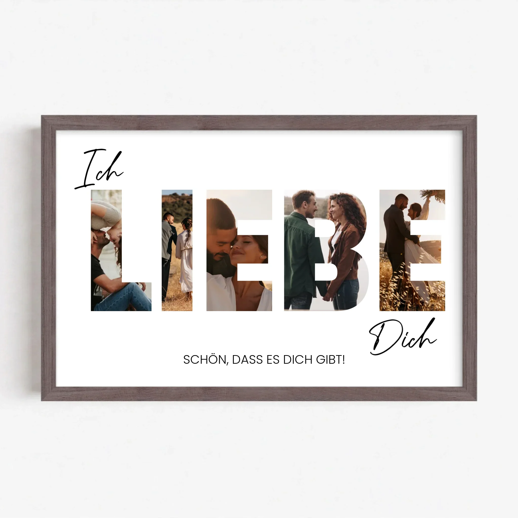 Personalisiertes Poster "Ich liebe dich - Mit Fotos" - Image 10