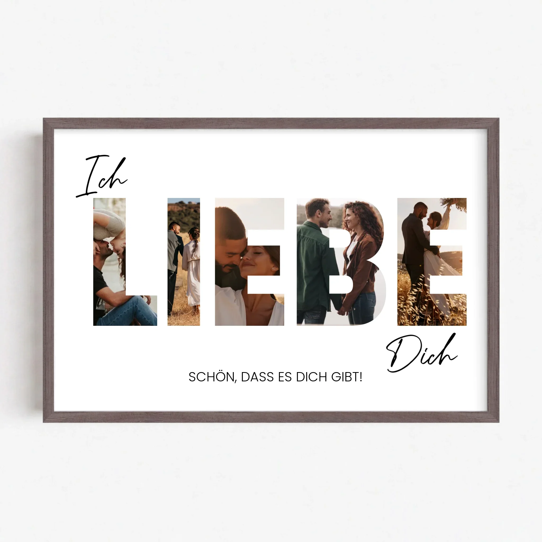 Personalisiertes Poster "Ich liebe dich - Mit Fotos" - Image 12