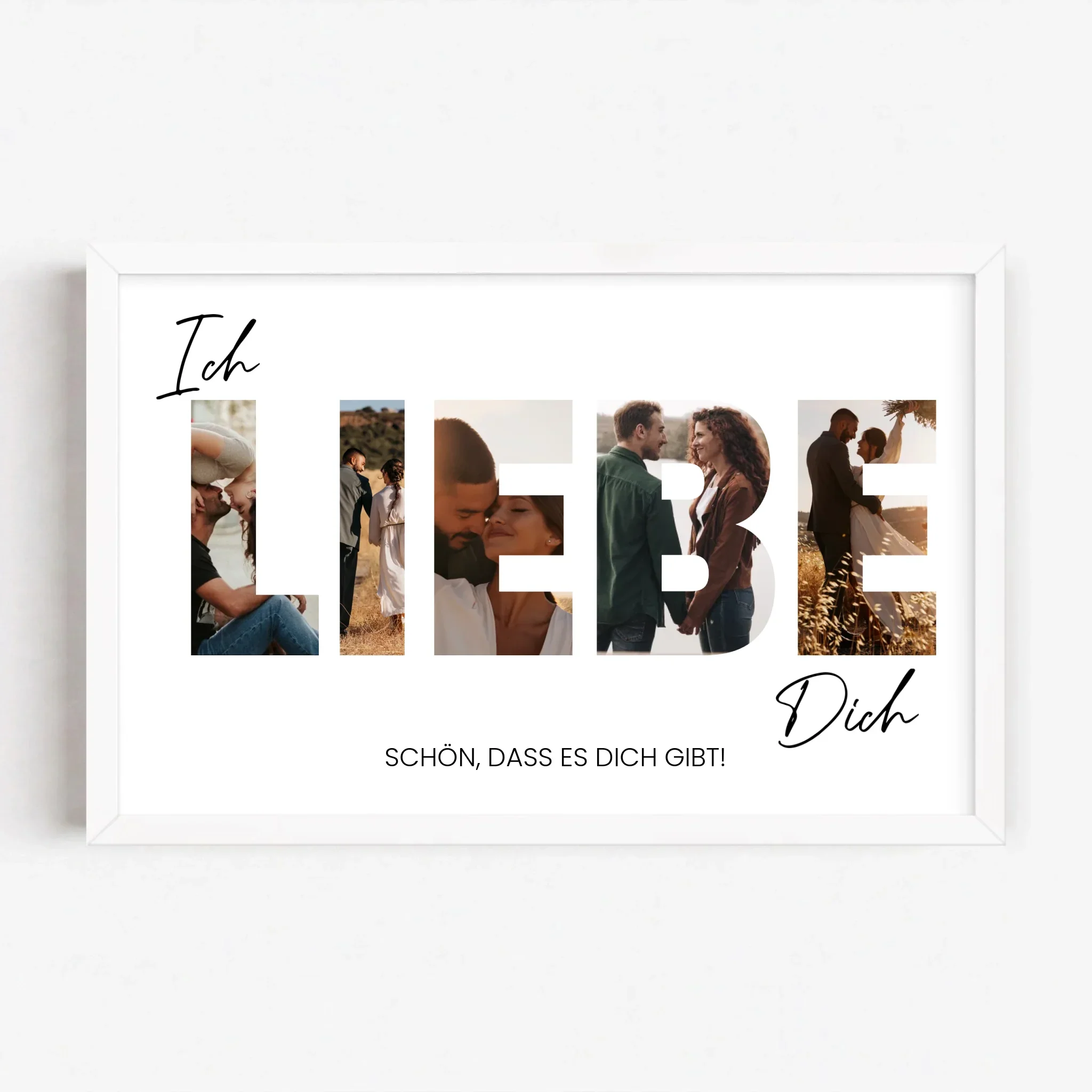 Personalisiertes Poster "Ich liebe dich - Mit Fotos" - Image 14