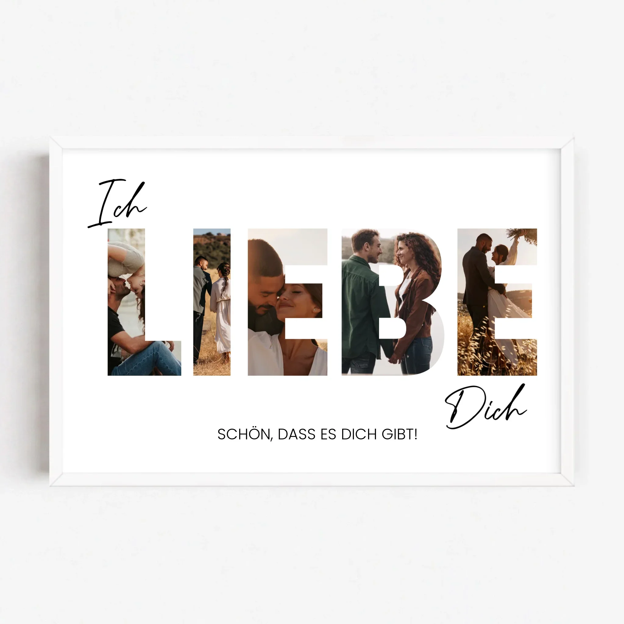 Personalisiertes Poster "Ich liebe dich - Mit Fotos" - Image 16