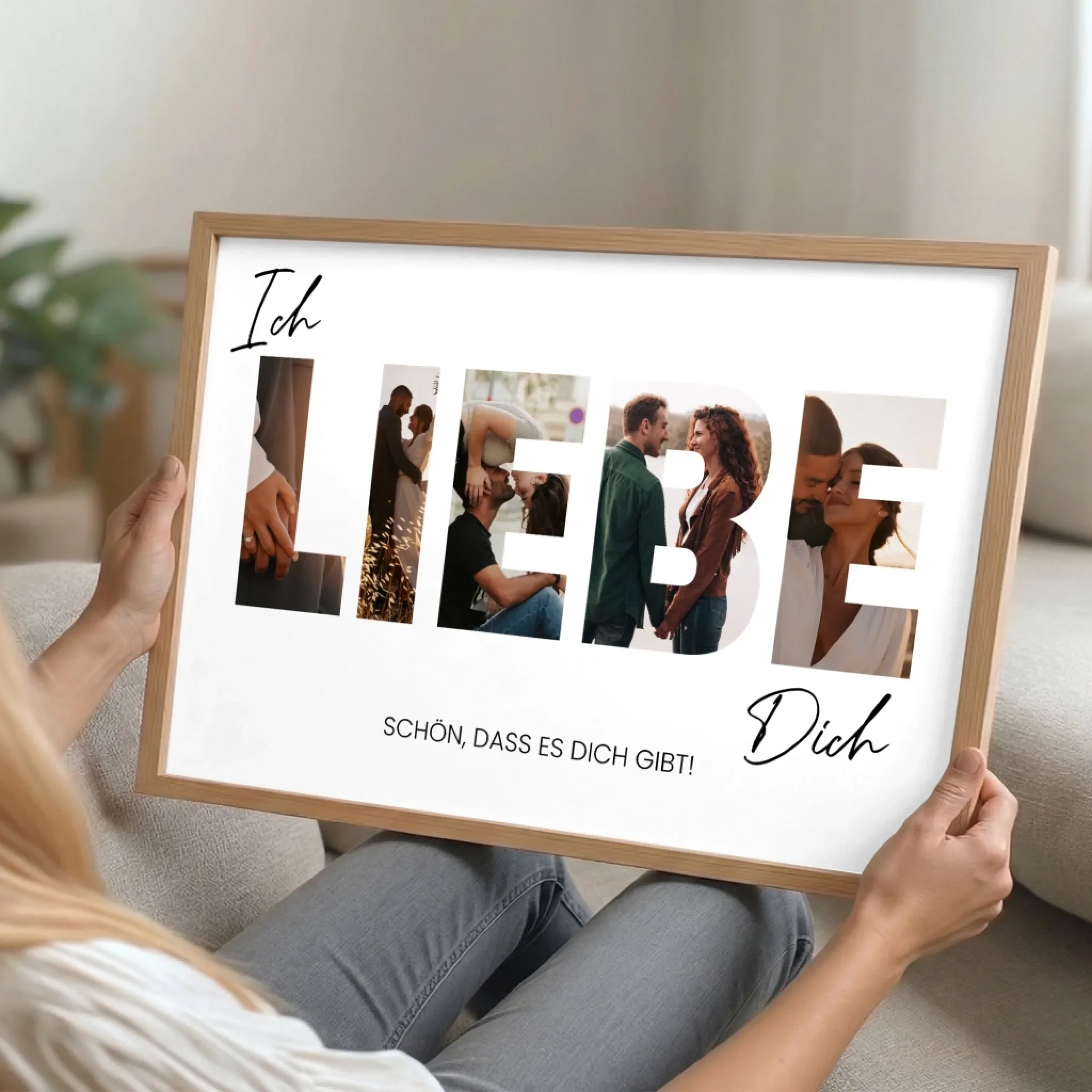 Personalisiertes Poster "Ich liebe dich - Mit Fotos" - Image 4