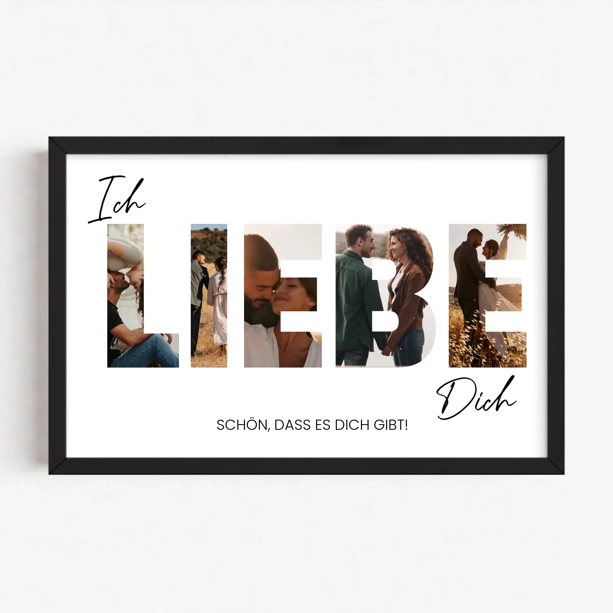 Personalisiertes Poster "Ich liebe dich - Mit Fotos" - Image 6