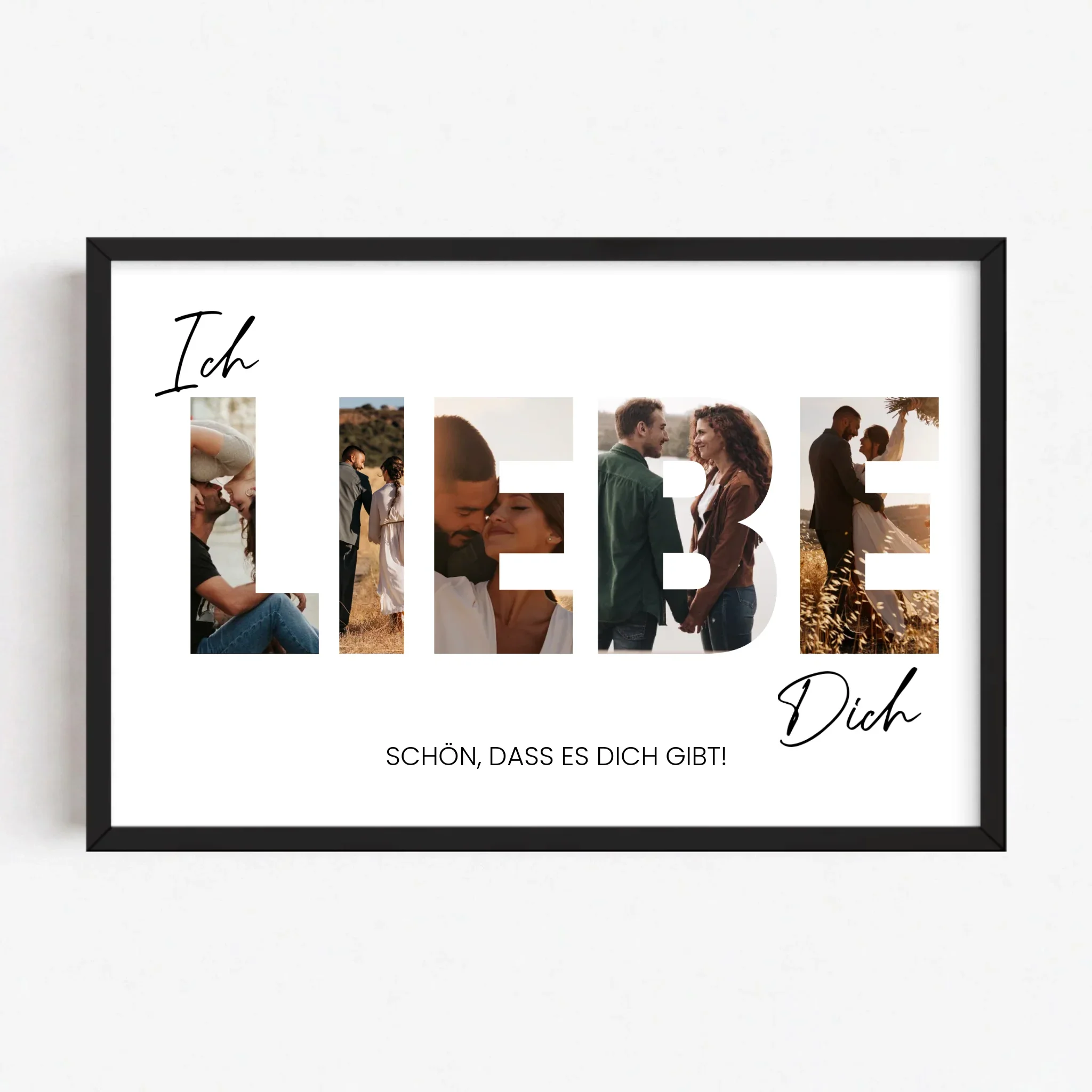 Personalisiertes Poster "Ich liebe dich - Mit Fotos" - Image 7