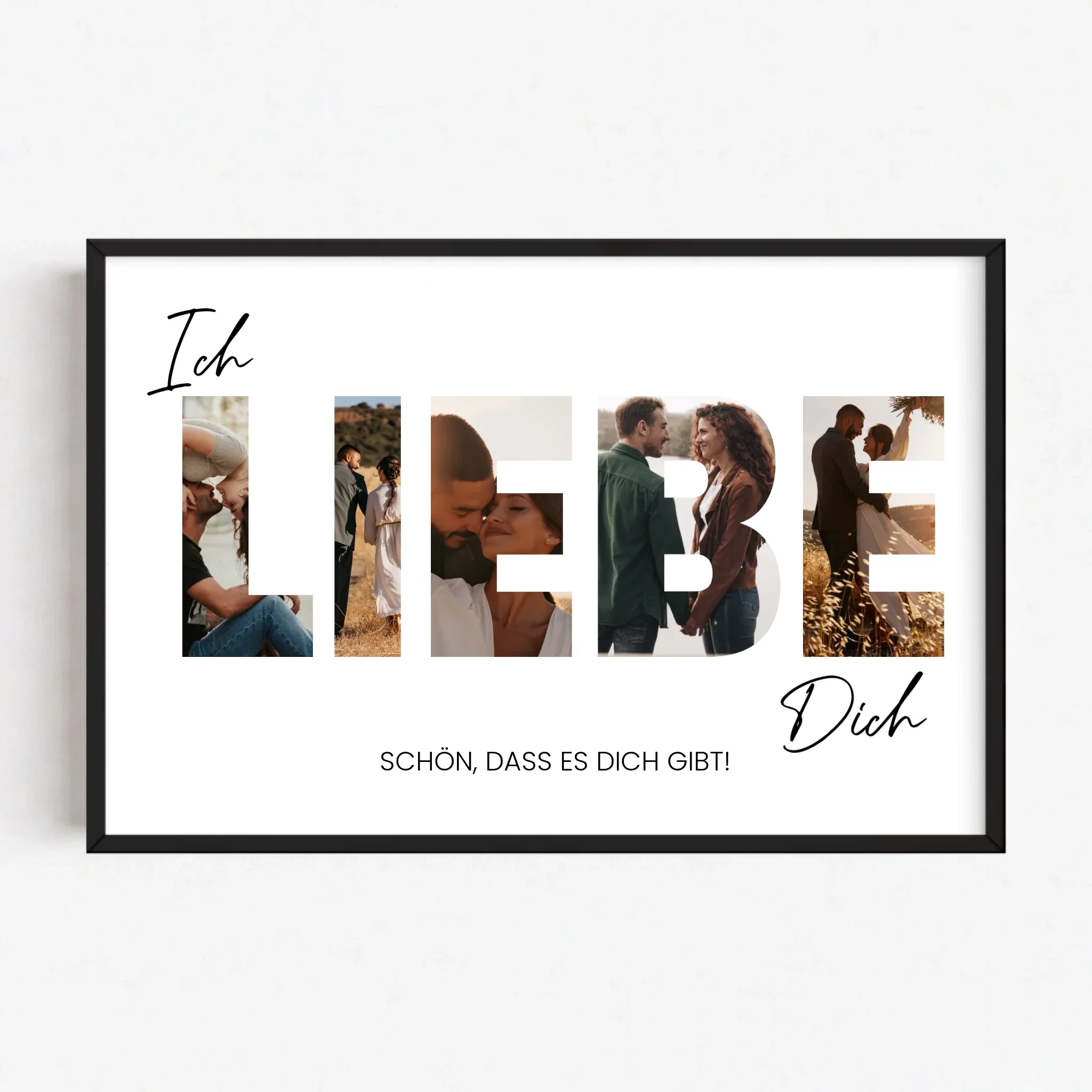 Personalisiertes Poster "Ich liebe dich - Mit Fotos" - Image 9
