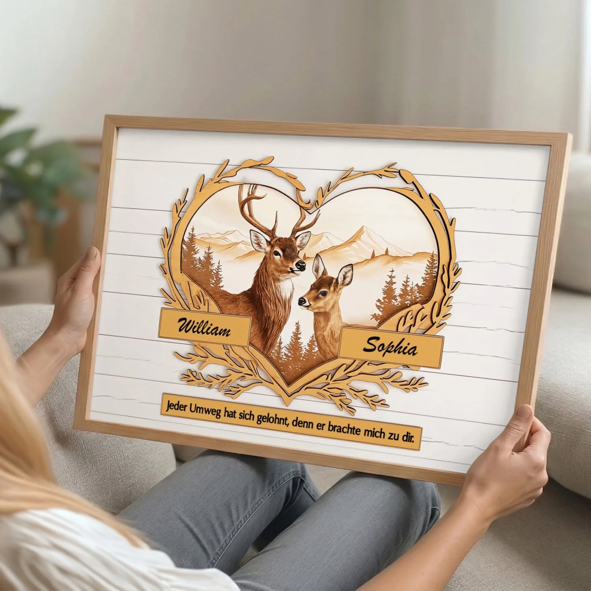Personalisiertes Poster "Jeder Umweg hat sich gelohnt" - Image 4
