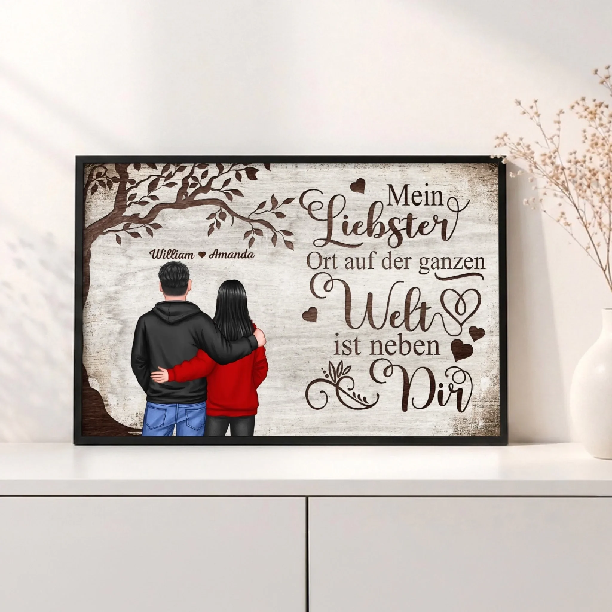 Personalisiertes Poster "Lieblingsort - Blick von hinten" - Image 3