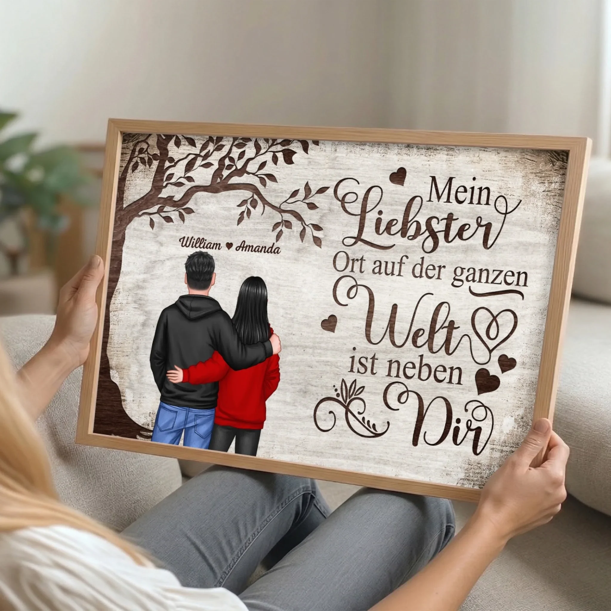 Personalisiertes Poster "Lieblingsort - Blick von hinten" - Image 4