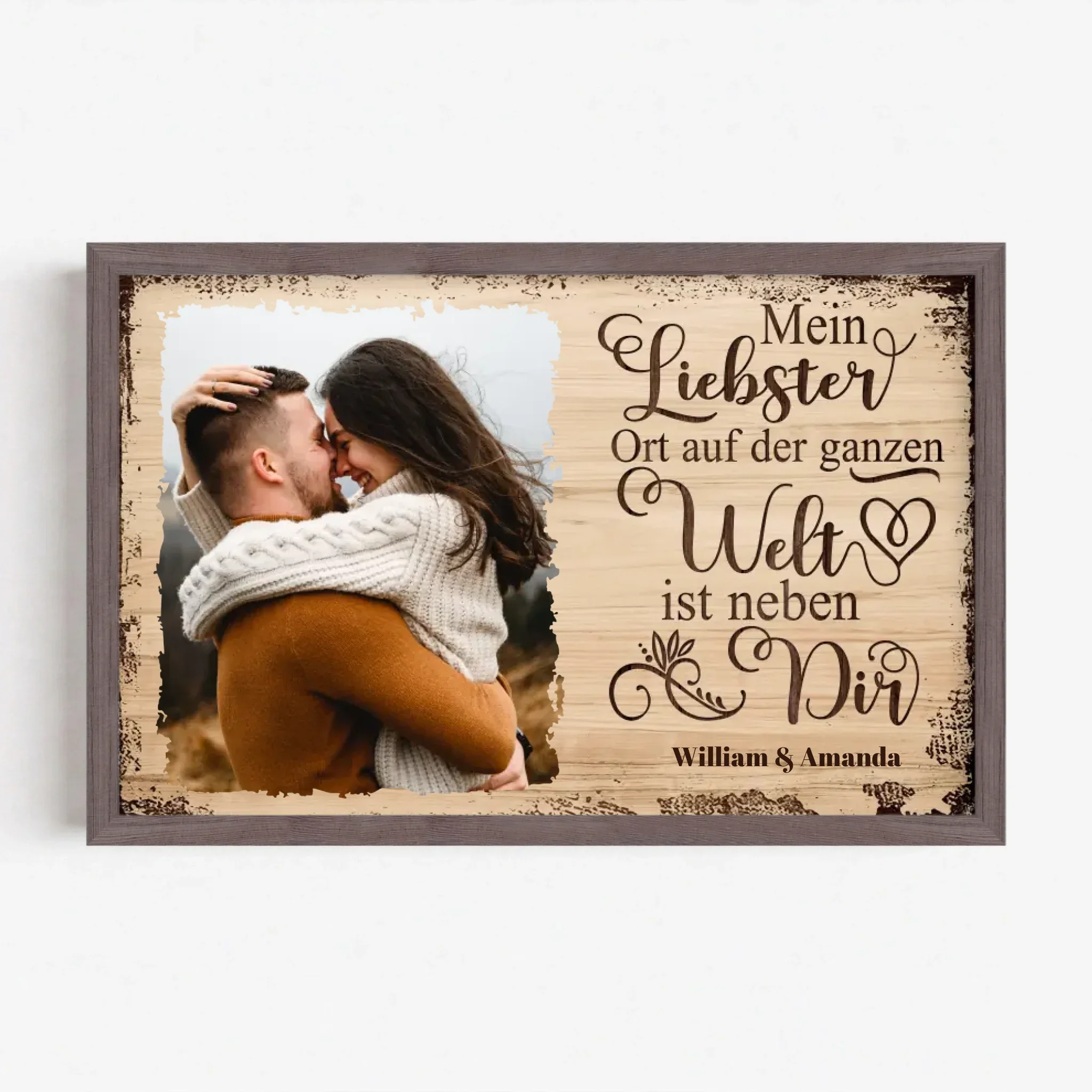 Personalisiertes Poster "Mein Lieblingsort ist neben dir mit Bild" - Image 10