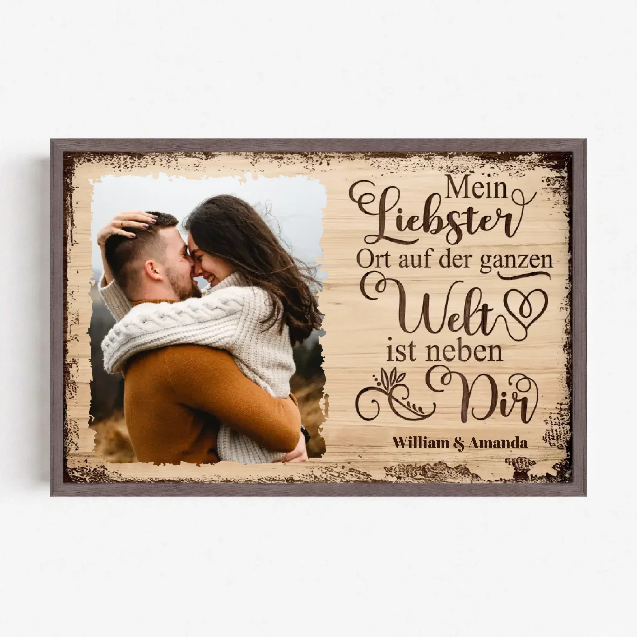 Personalisiertes Poster "Mein Lieblingsort ist neben dir mit Bild" - Image 12