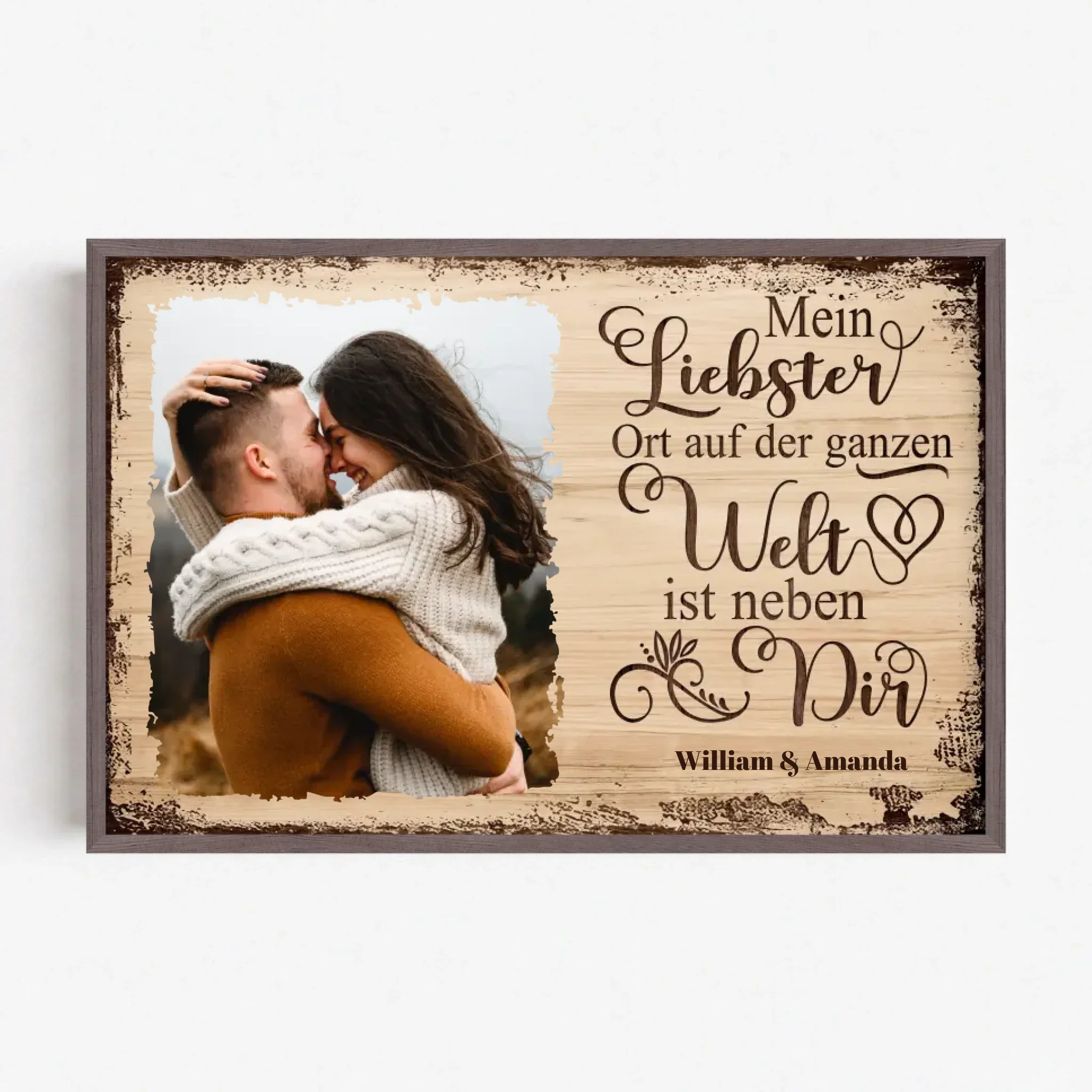 Personalisiertes Poster "Mein Lieblingsort ist neben dir mit Bild" - Image 13