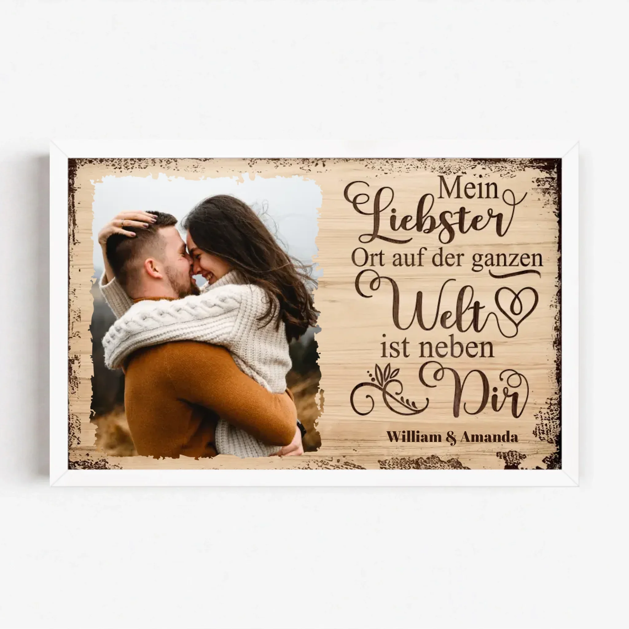 Personalisiertes Poster "Mein Lieblingsort ist neben dir mit Bild" - Image 14