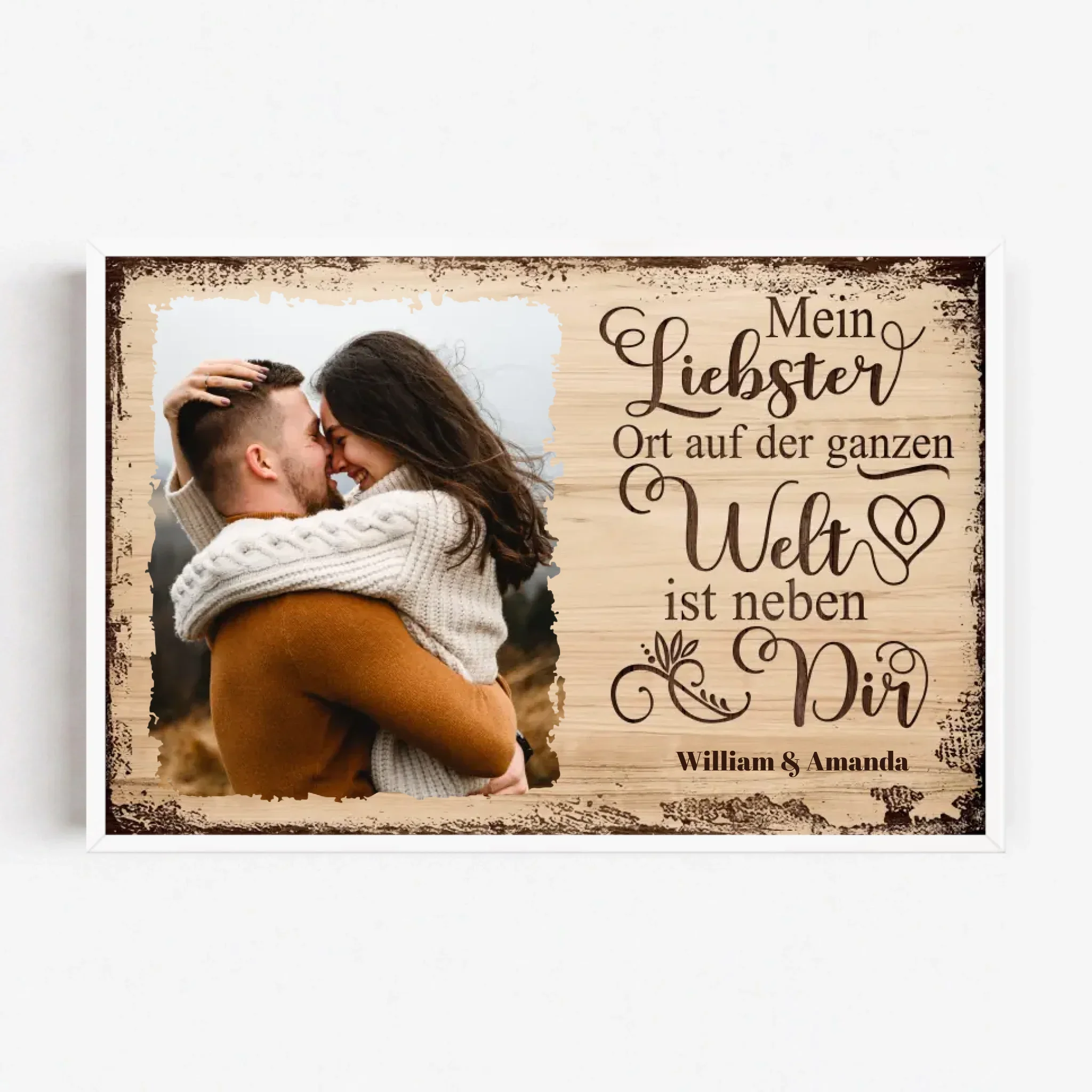 Personalisiertes Poster "Mein Lieblingsort ist neben dir mit Bild" - Image 17