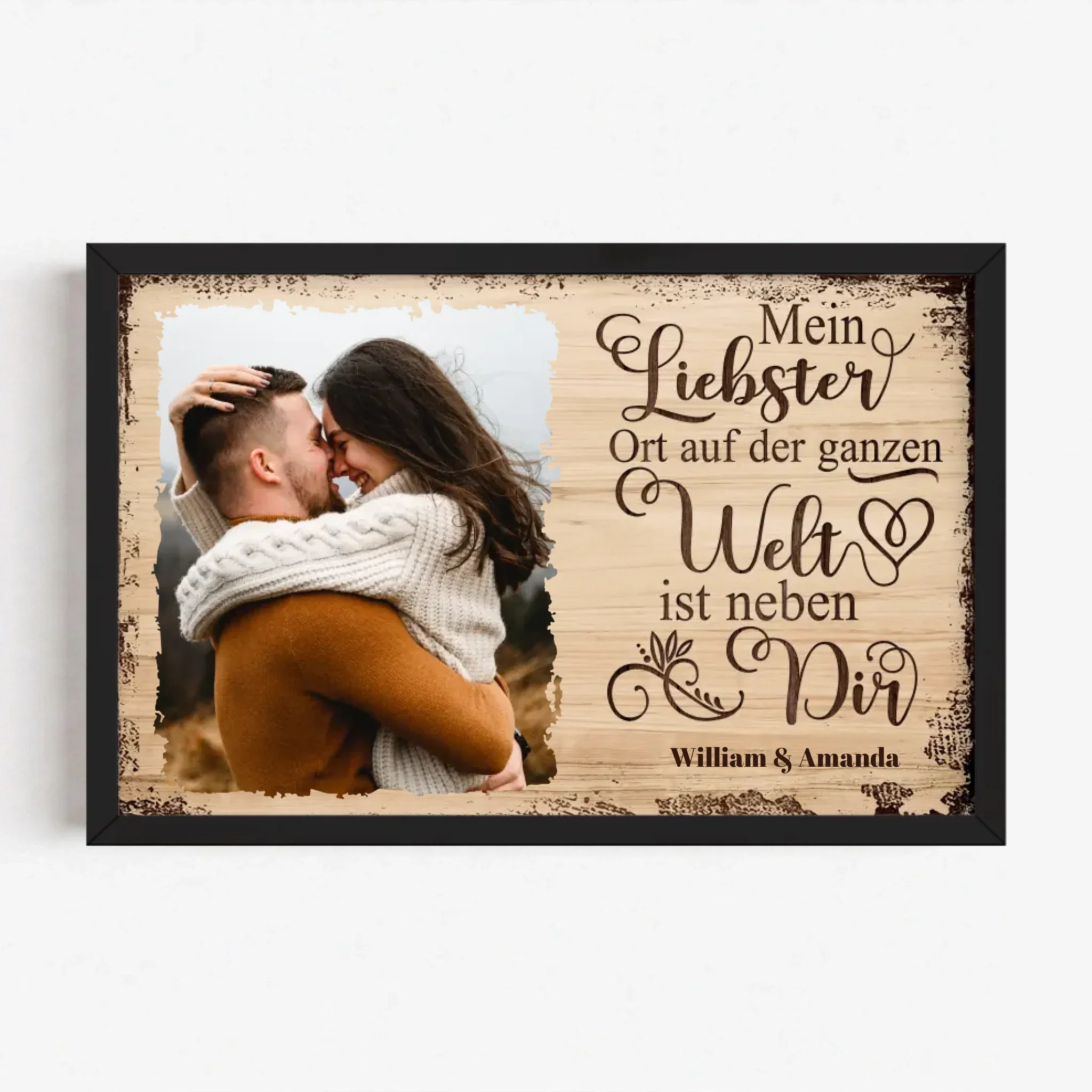 Personalisiertes Poster "Mein Lieblingsort ist neben dir mit Bild" - Image 6