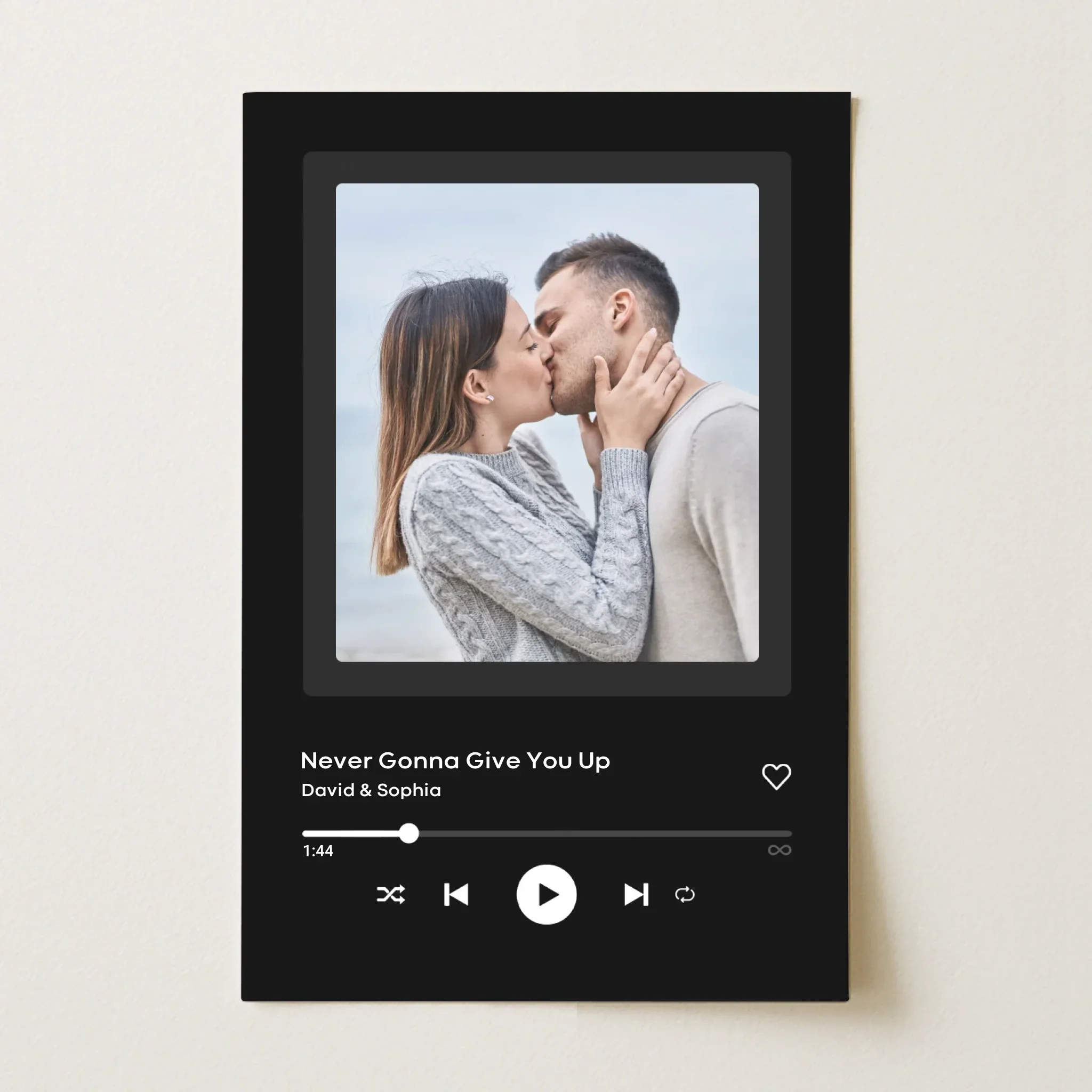Personalisiertes Poster "Musik Cover"