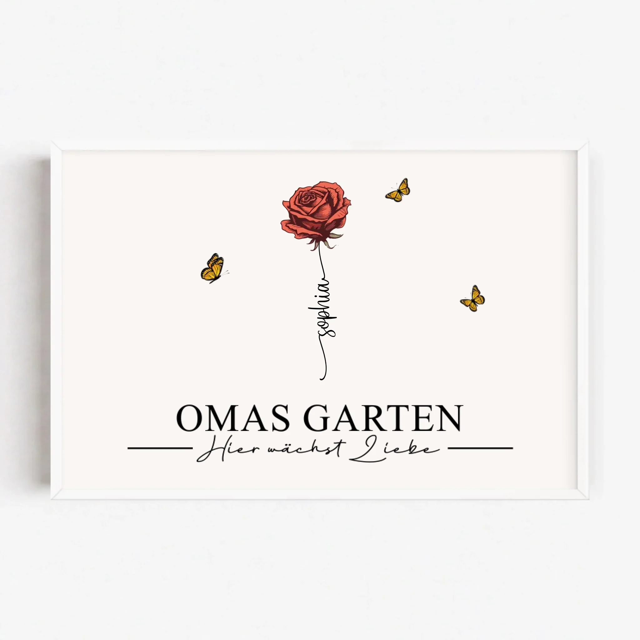 Personalisiertes Poster "Omas Garten" - Image 17