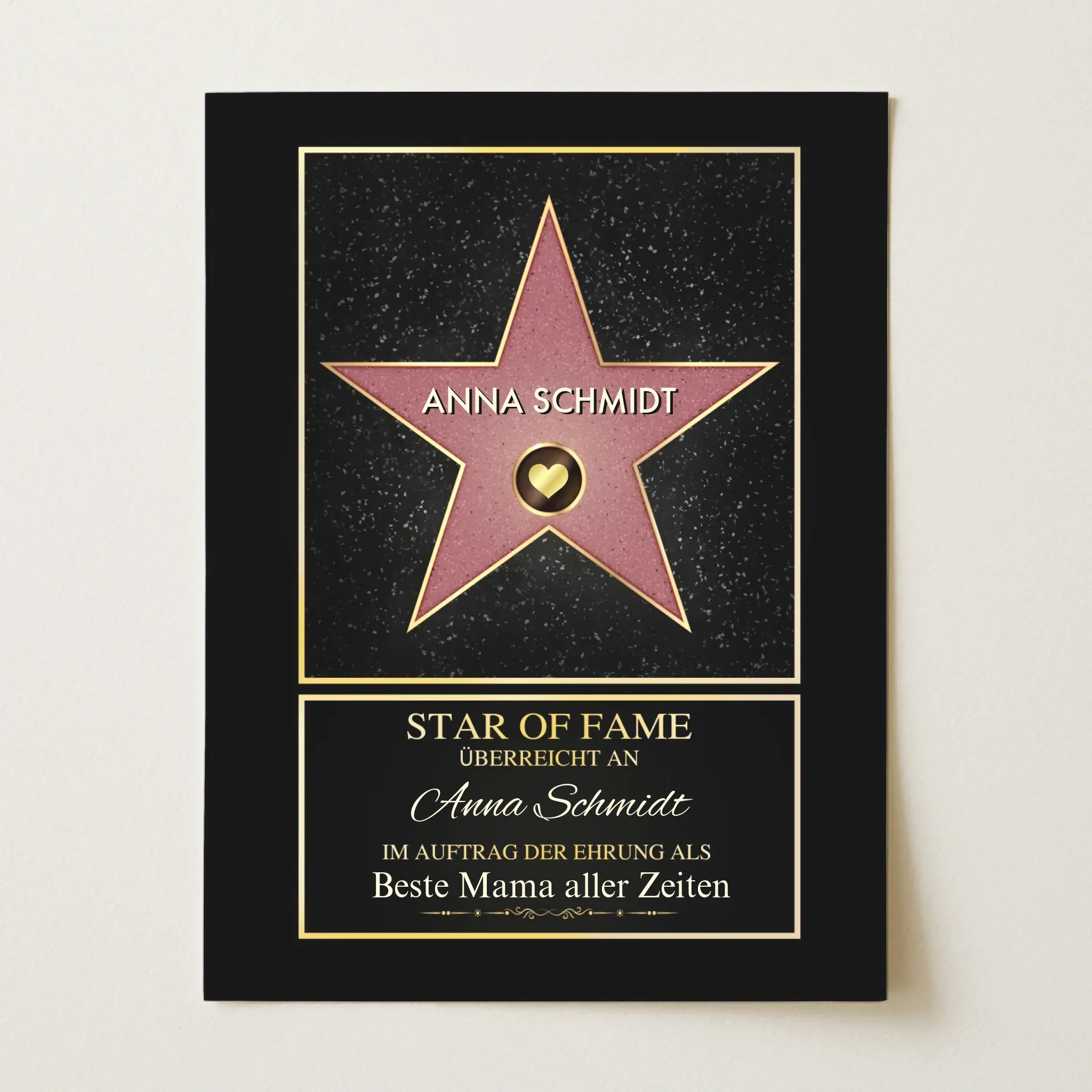 Personalisiertes Poster "Star of Fame" - Image 2