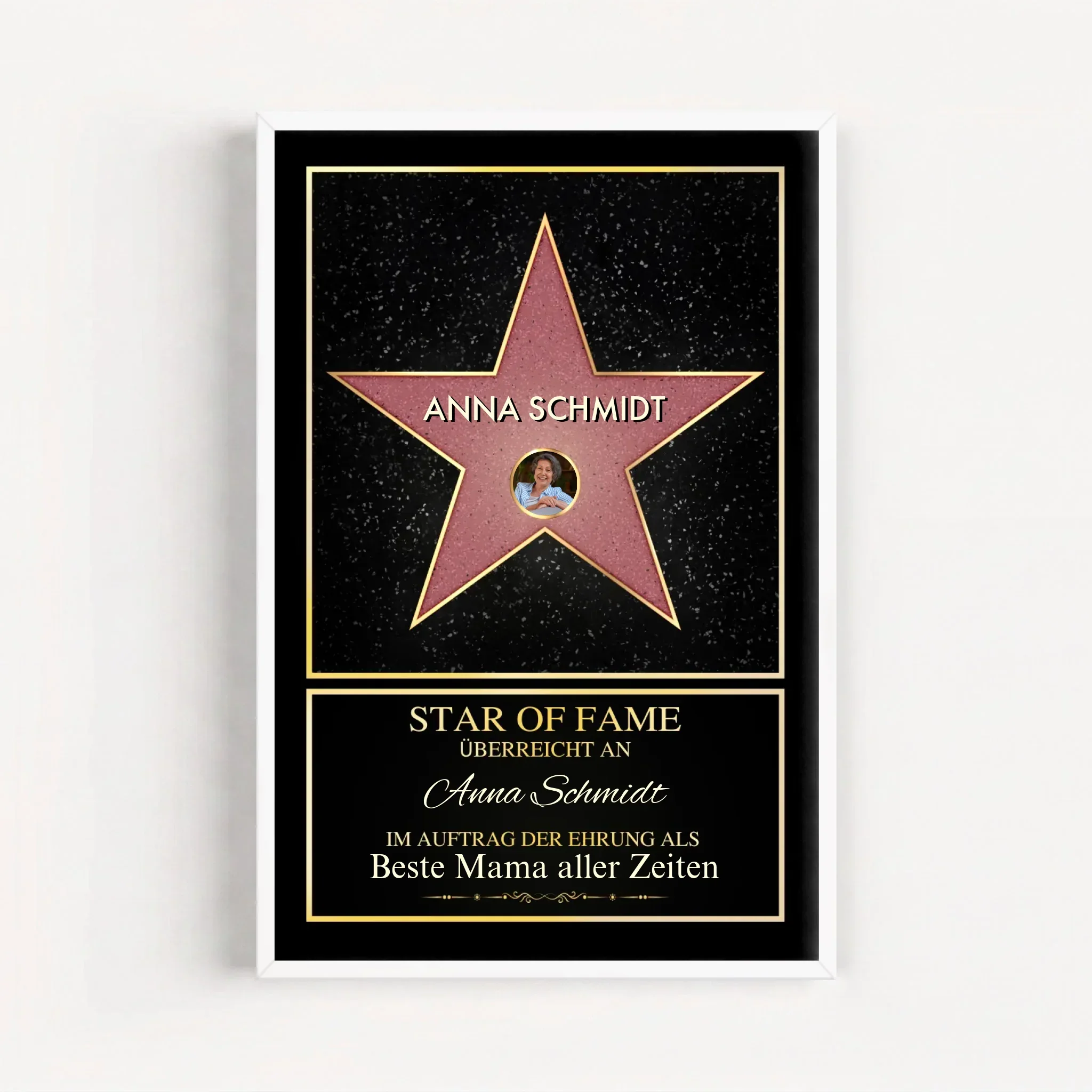 Personalisiertes Poster "Star of Fame - mit eigenem Foto" - Image 17
