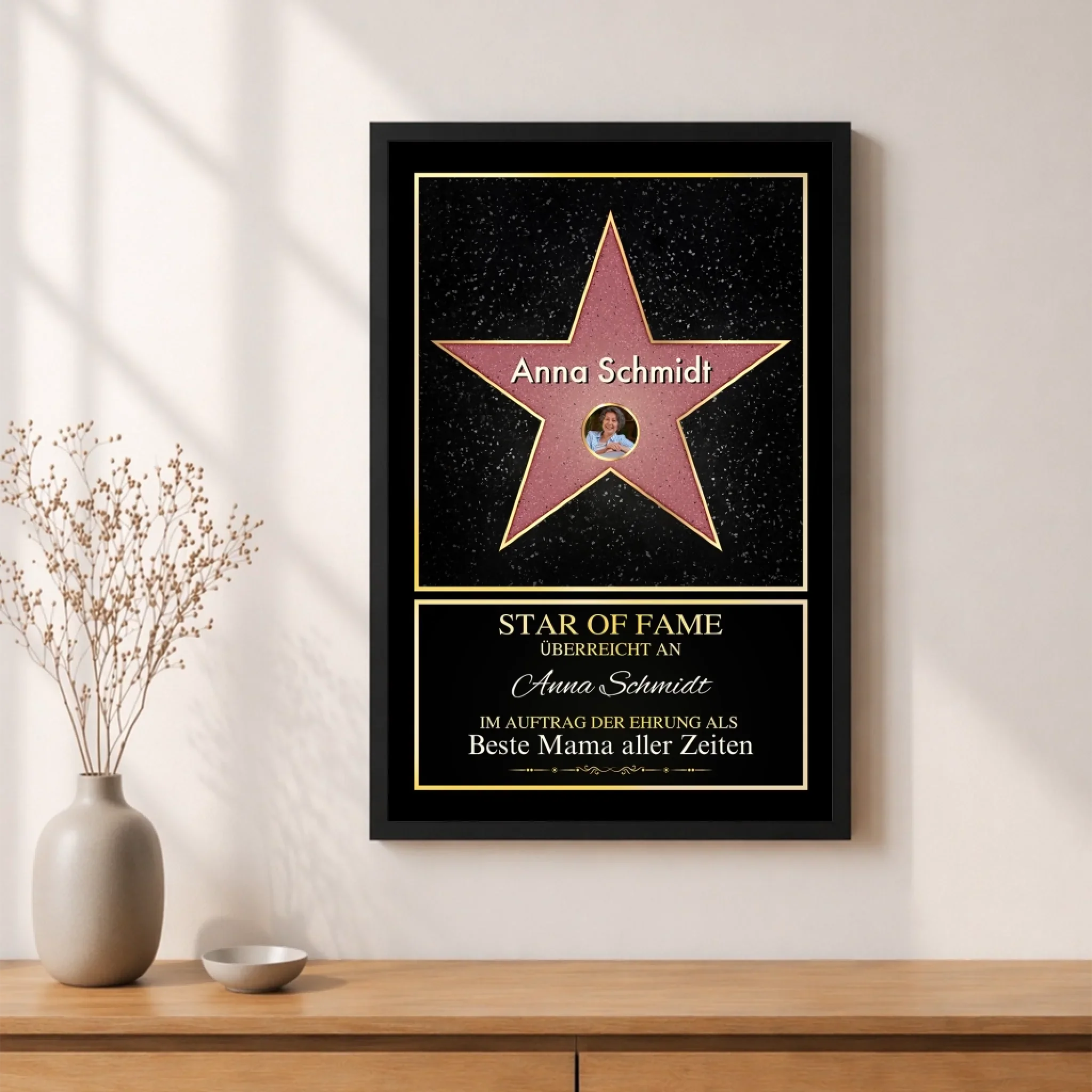 Personalisiertes Poster "Star of Fame - mit eigenem Foto" - Image 5