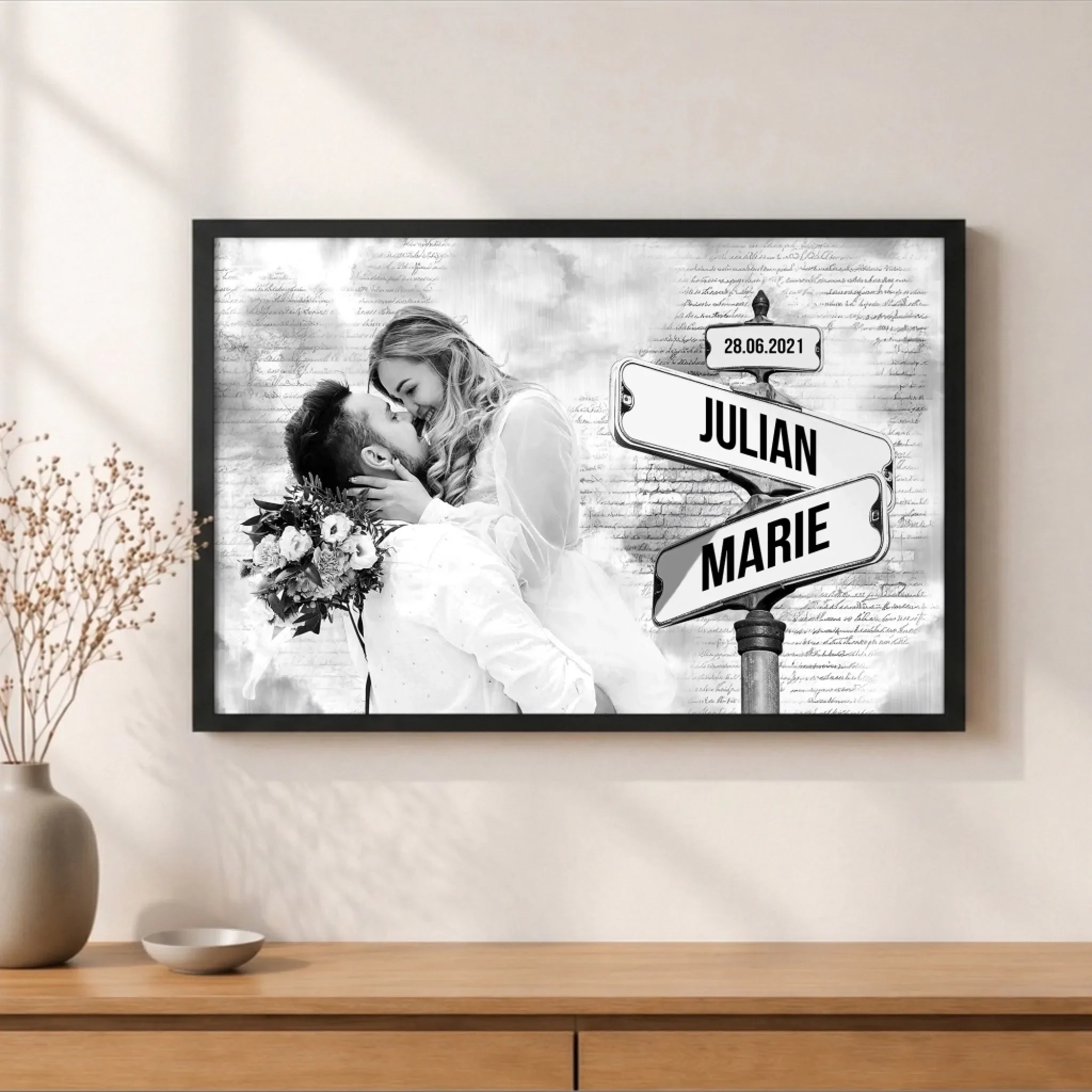 Personalisiertes Poster "Straßenschild mit eigenem Foto" - Image 5