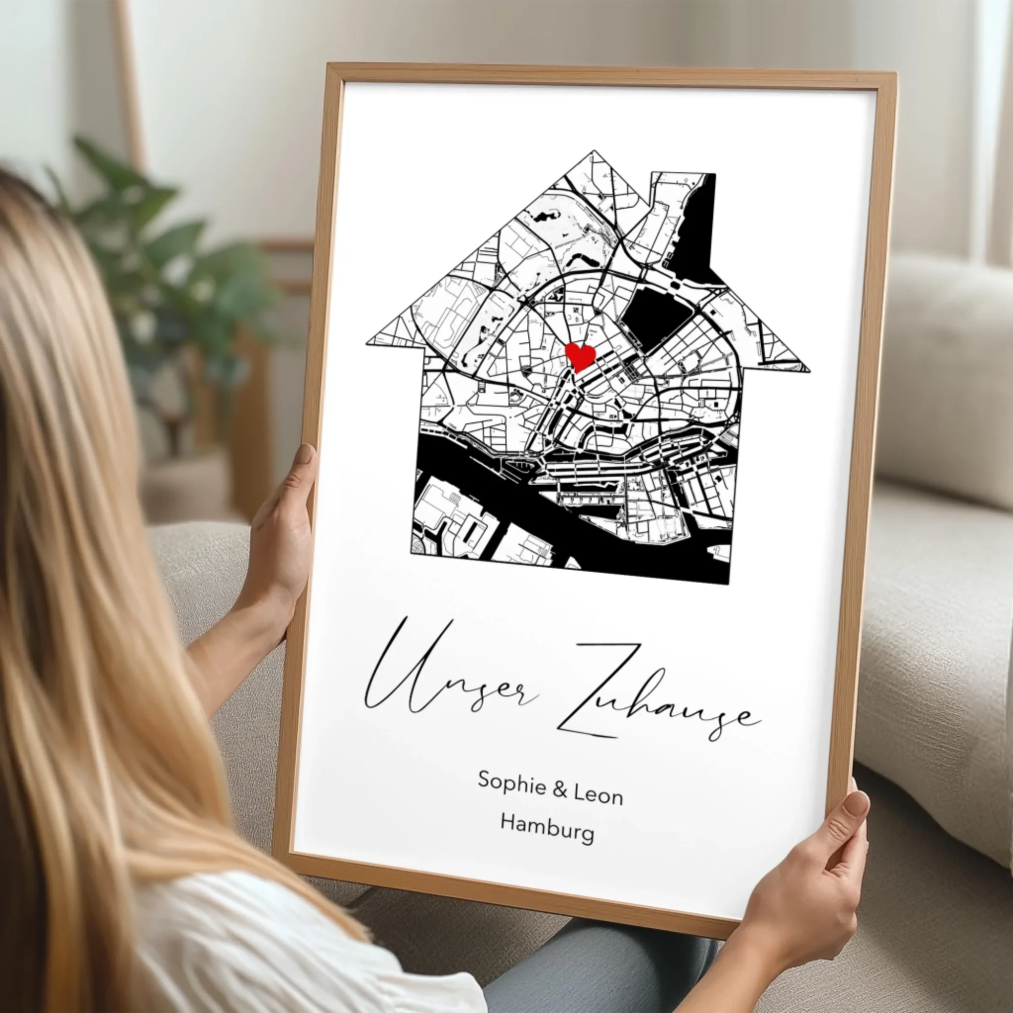 Personalisiertes Poster "Unser Zuhause" - Image 4