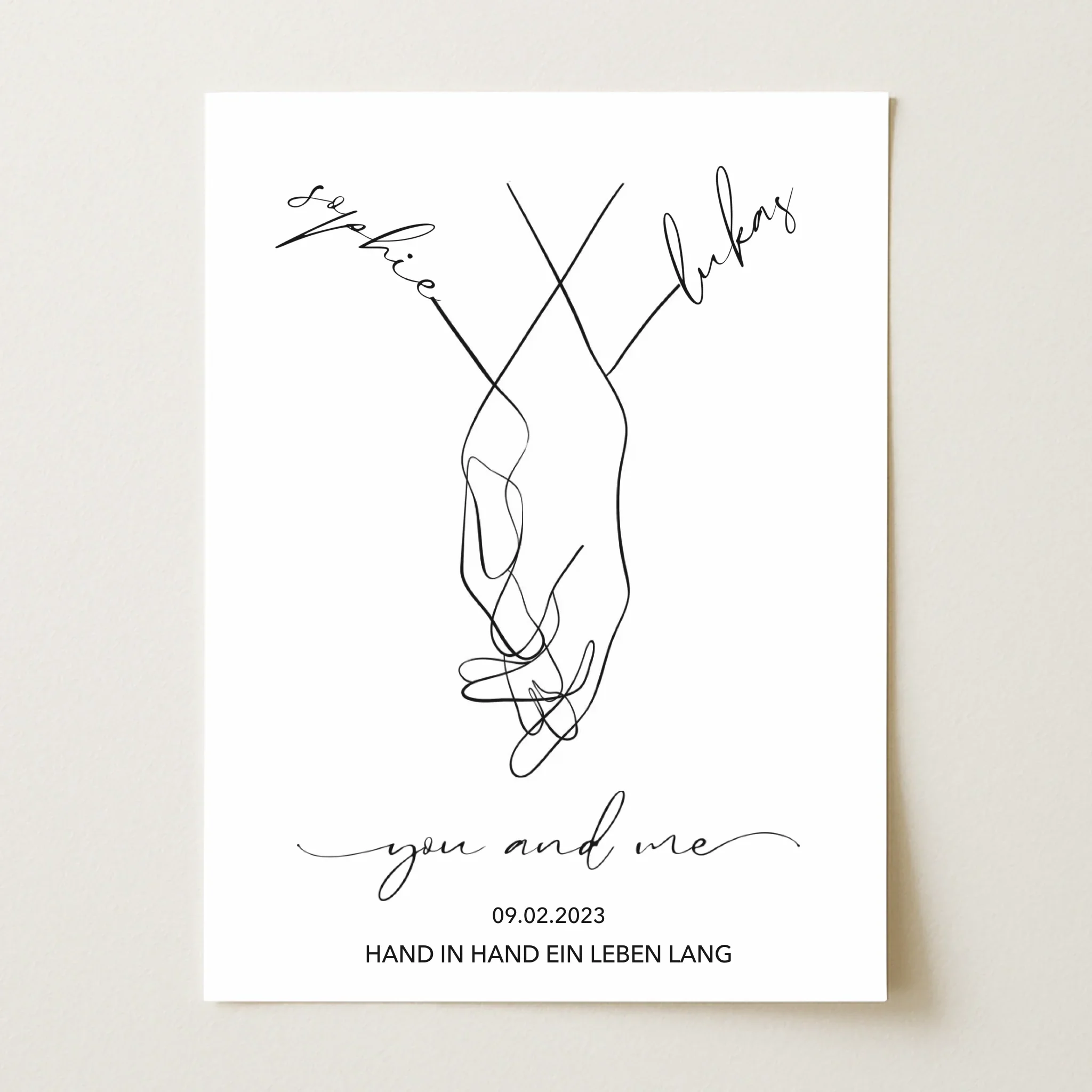 Personalisiertes Poster "You and Me" - Image 2