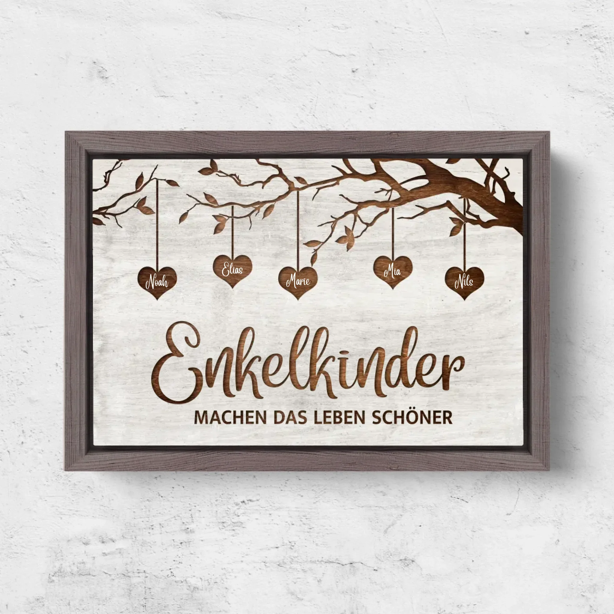 Personalisierte Leinwand "Unser Familienbaum" - Image 6