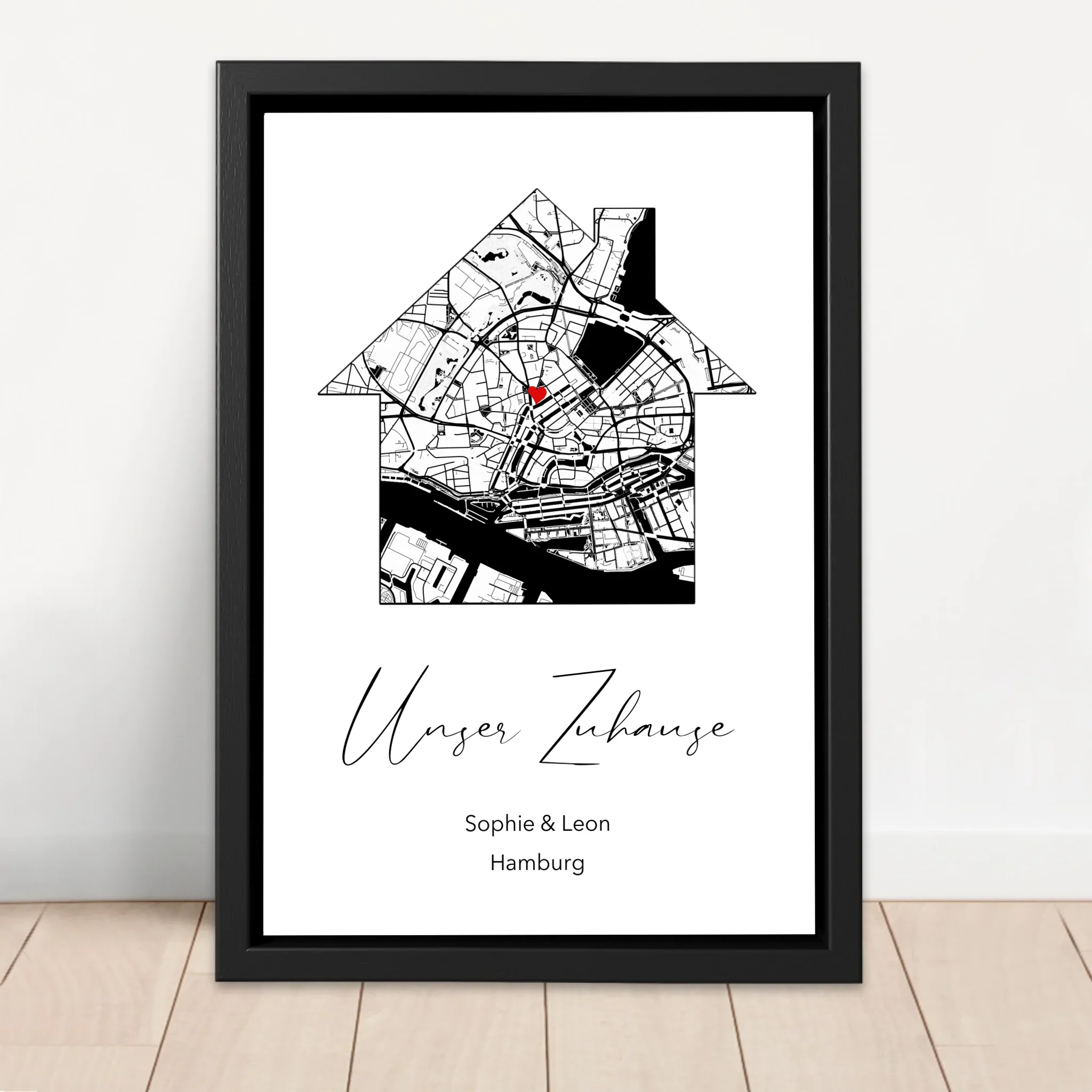 Personalisierte Leinwand "Unser Zuhause" - Image 4