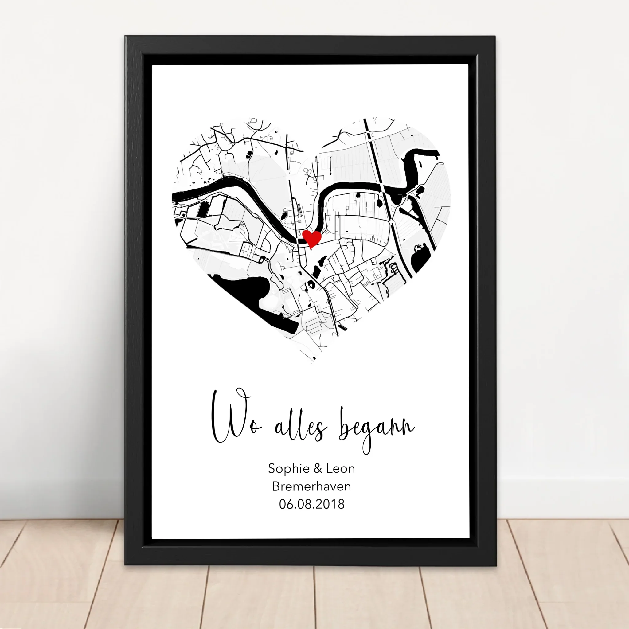 Personalisierte Leinwand "Wo alles begann" - Image 4