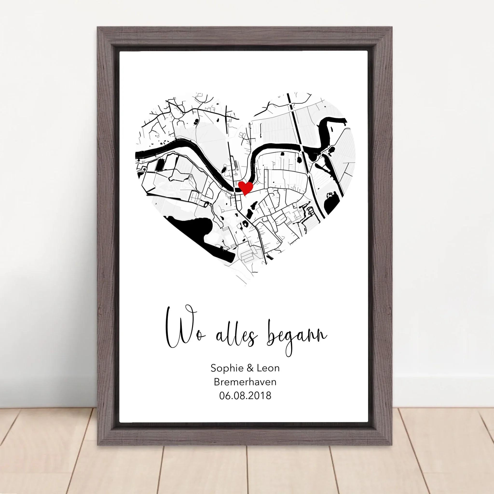 Personalisierte Leinwand "Wo alles begann" - Image 5