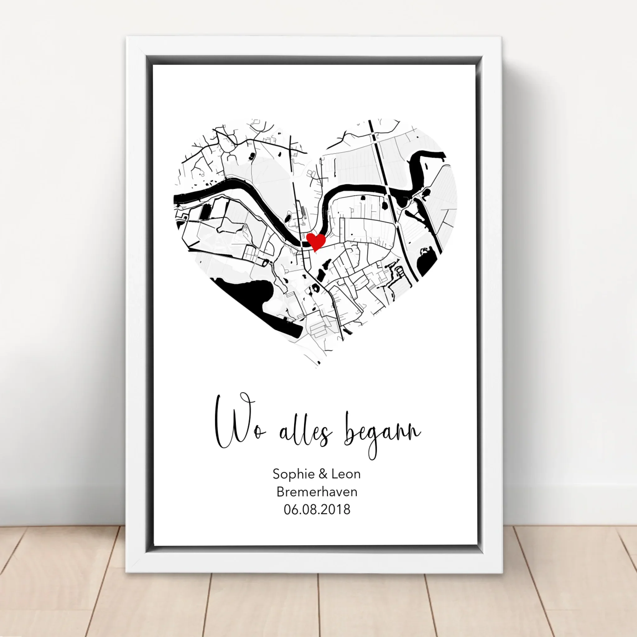 Personalisierte Leinwand "Wo alles begann" - Image 6