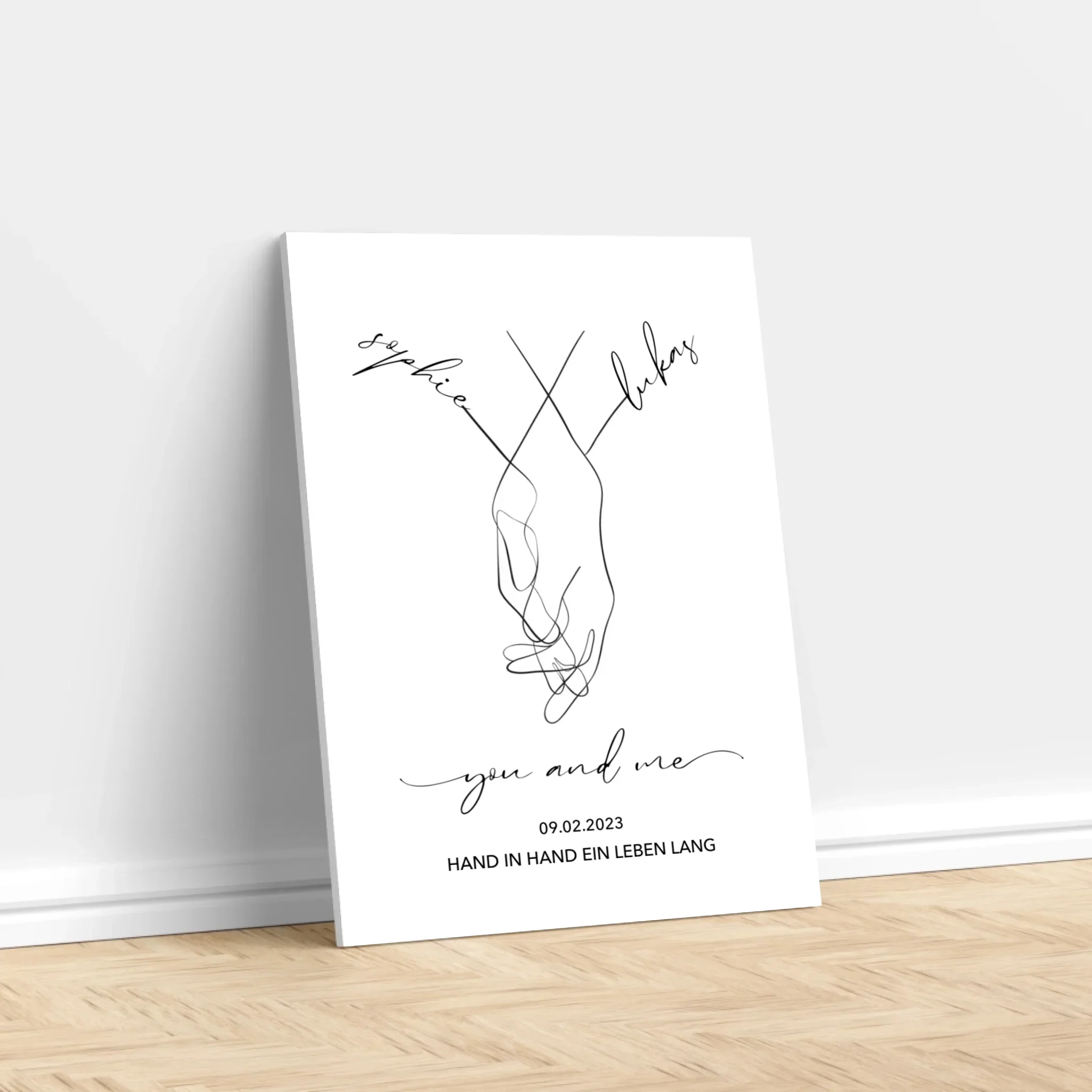 Personalisierte Leinwand "You and Me" - Image 3