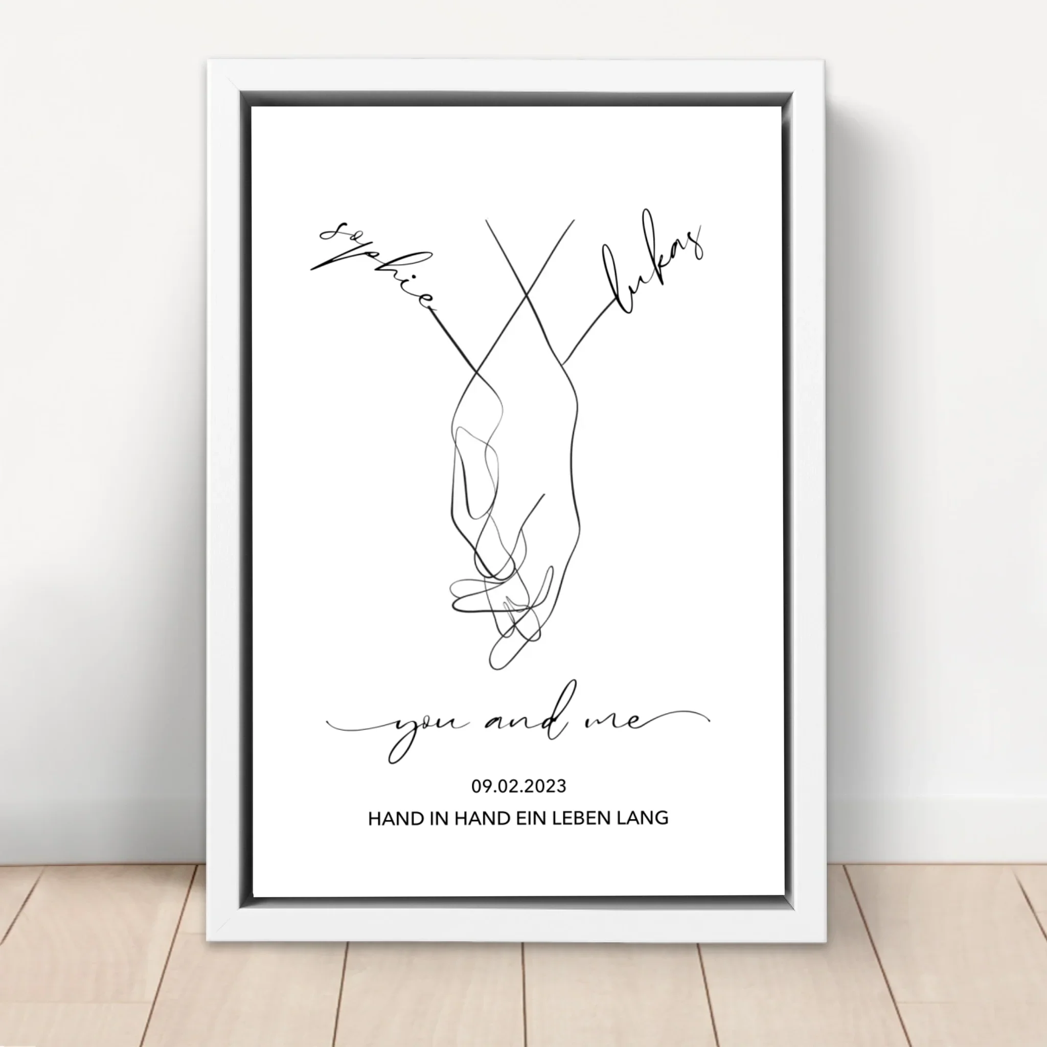 Personalisierte Leinwand "You and Me" - Image 6